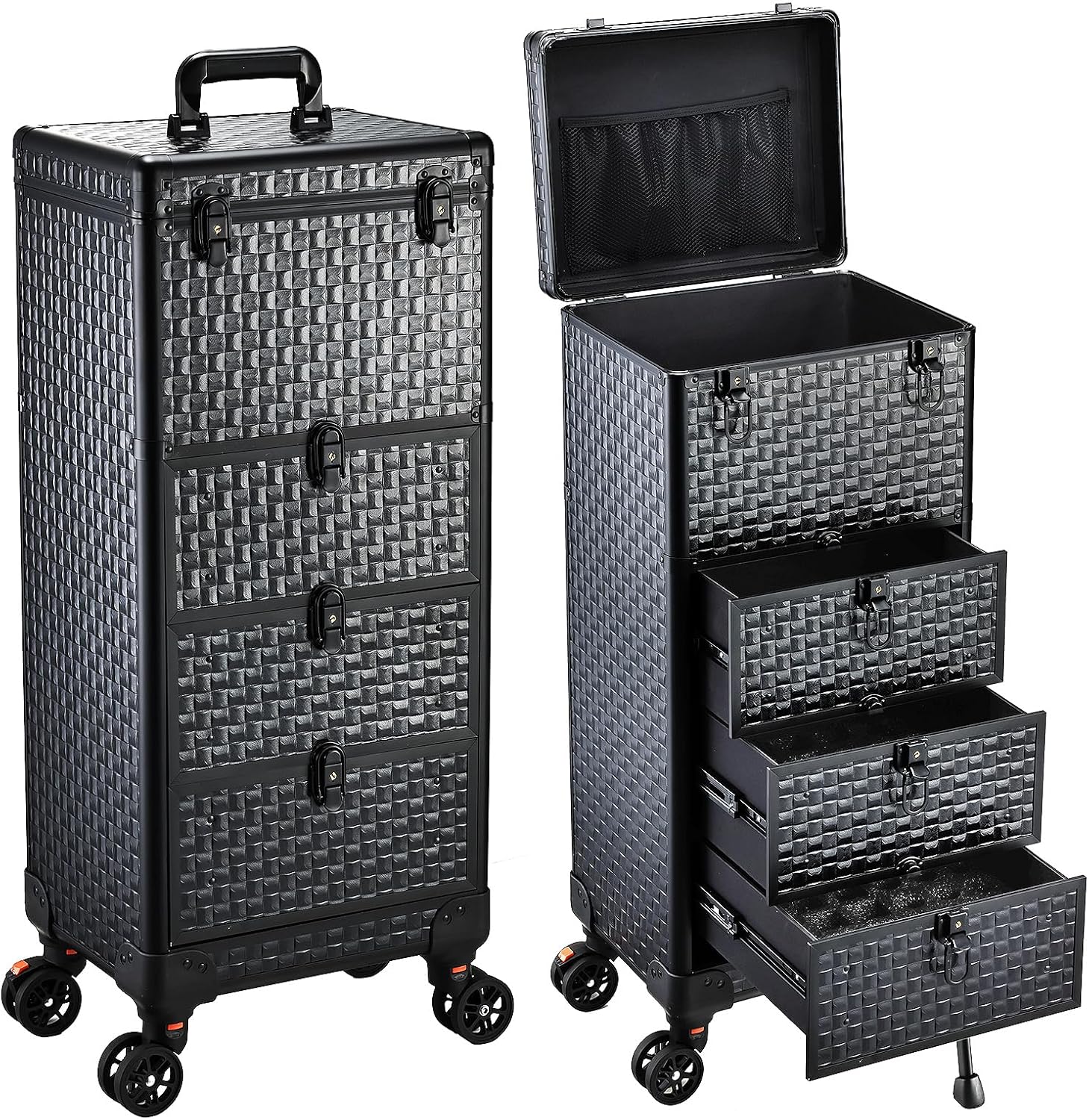 Spa&Wellness Earth City Шелепиха - Rollbarer Salonwagen mit 3 Schubladen, Rollbarer