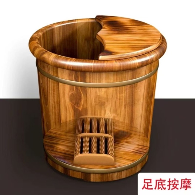 Fußbadewanne aus Holz, Wadenho – Spa&Wellness Earth City Шелепиха Bewertung und Preis